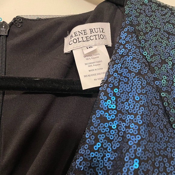 René Ruiz Collection Sequin Cocktail Dress - Picture 8 of 10